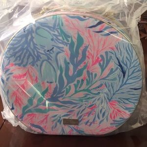 Lilly Pulitzer Kaleidoscope Hat Box Bag Bonus